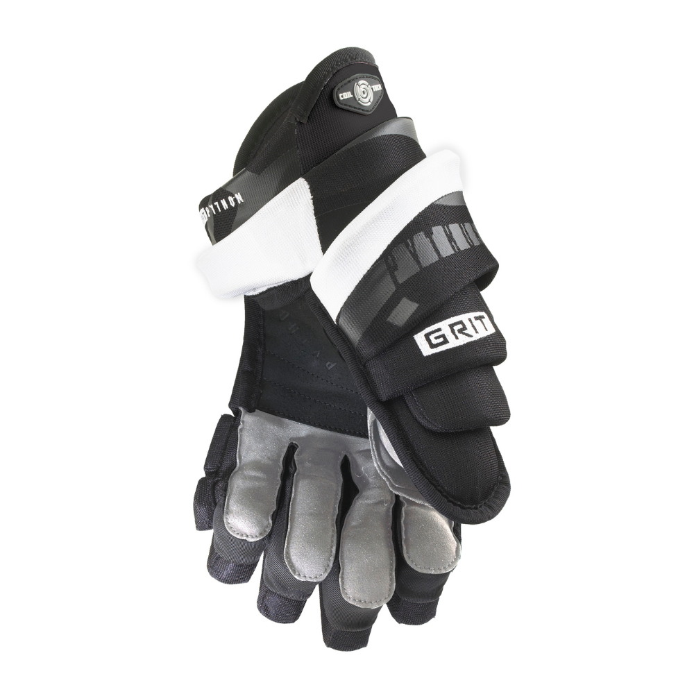 Grit Python G900.1 - Senior Hockey Glove (Black/White)
